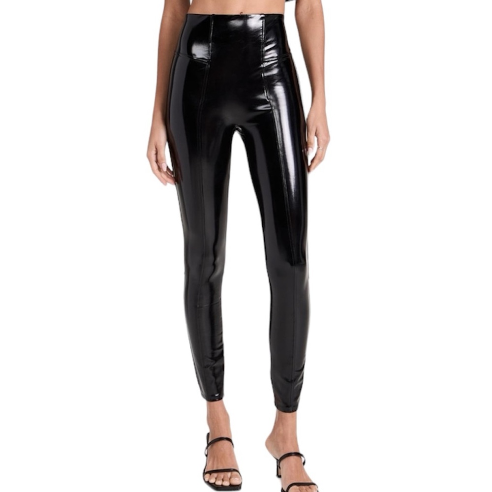 SPANX | Faux Patent Leather Leggings